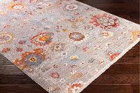 EPC2302-91210 9 x 13 X-Large Transitional Gray, Red, and Blue Rug - Ephesians-2