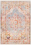 EPC2303-23 2 x 3 X-Small Transitional Gray and Orange Area Rug - Ephesians