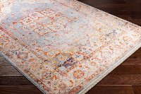 EPC2303-579 5 x 8 Medium Transitional Gray and Orange Area Rug - Ephesians-2