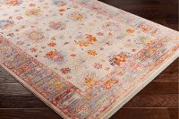 EPC2305-279 Transitional Beige, Red, and Blue 9 Foot Runner Rug - Ephesians-2