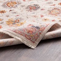 EPC2305-279 Transitional Beige, Red, and Blue 9 Foot Runner Rug - Ephesians-3