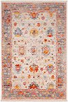 EPC2305-91210 9 x 13 X-Large Transitional Beige, Red and Blue Rug - Ephesians