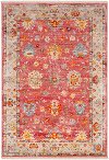 EPC2306-23 2 x 3 X-Small Transitional Red Area Rug - Ephesians