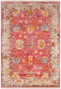 EPC2306-279 Transitional Red 9 Foot Runner Rug - Ephesians