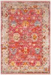 EPC2306-710103 8 x 10 Large Transitional Red Area Rug - Ephesians