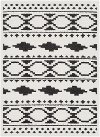 MCS2305-23 2 x 3 X-Small Charcoal Gray, Black and White Area Rug - Moroccan Shag