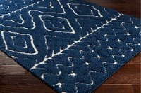 CLG2315-23 2 x 3 X-Small Navy Blue and Cream Area Rug - Cut and Loop-2