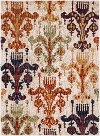 SRP1015-23 2 x 3 X-Small Tan, Green and Orange Area Rug - Serapi