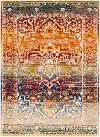 SRP1011-31157 4 x 6 Small Traditional Red and Orange Area Rug - Serapi