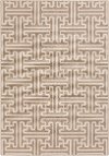ALF9599-2346 2 x 4 X-Small Camel and Cream Indoor-Outdoor Rug - Alfresco