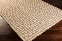ALF9599-76109 8 x 11 X-Large Camel and Cream Indoor-Outdoor Rug - Alfresco-2