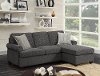 Gray Chaise Sofa Bed - Tranquility