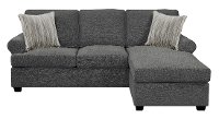 Gray Chaise Sofa Bed - Tranquility-4