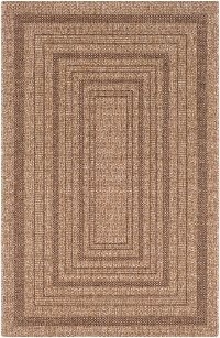 MMS2300-23 2 x 3 X-Small Camel Brown Indoor-Outdoor Area Rug - Marmaris