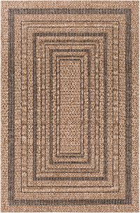 MMS2301-23 2 x 3 X-Small Dark Brown Indoor-Outdoor Area Rug - Marmaris
