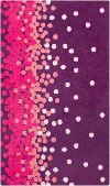 ABI9053-23 2 x 3 X-Small Purple and Pink Kids Area Rug - Abigail