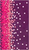 ABI9053-811 8 x 11 Large Purple and Pink Kids Area Rug - Abigail