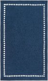 ABI9076-58 5 x 8 Medium Navy Blue and Cream Kids Area Rug - Abigail
