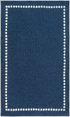ABI9076-811 8 x 11 Large Navy Blue and Cream Kids Area Rug - Abigail