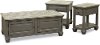 Classic Cool Gray End Table - Jordan-2