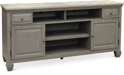 68 Inch Classic Modern Gray TV Stand - Jordan