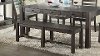 Brushed Cocoa Farmhouse 6 Piece Dining Set - Salem-2