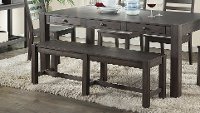 Brushed Cocoa Farmhouse 6 Piece Dining Set - Salem-2