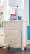 Classic Ivory White Nightstand - Summerset