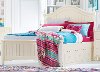 Classic Ivory White Twin Storage Bed - Summerset