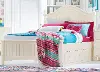 Summerset Ivory White Twin Storage Bed