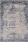 DUR1009-912 9 x 12 X-Large Charcoal Gray and Beige Area Rug - Durham