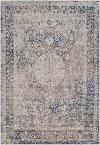DUR1010-912 9 x 12 X-Large Taupe and Charcoal Gray Area Rug - Durham