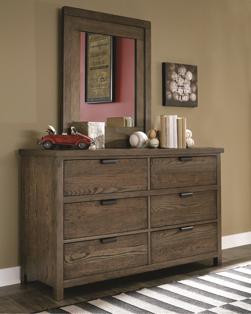 Rustic Contemporary Brown Dresser Fulton County Rc Willey