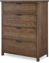 Rustic Contemporary Brown Chest of Drawers - Fulton County