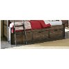 Rustic Brown Under-Bed Storage Drawers - Fulton County-2