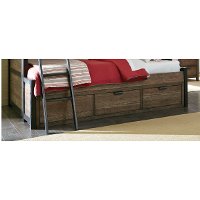 Rustic Brown Under-Bed Storage Drawers - Fulton County-2