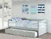 Classic Contemporary Gray Daybed with Trundle - Caspian