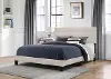 Delaney Fog Gray Full Upholstered Bed