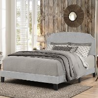 2036-460 Casual Classic Gray Full Upholstered Bed - Desi