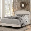 2036-501 Casual Classic Fog Gray Queen Upholstered Bed - Desi