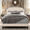 2036-662 Casual Classic Linen King Upholstered Bed - Desi