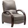 Gray High Leg Pushback Recliner - Larue-2