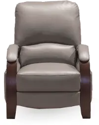 Gray Push Back High Leg Recliner - Larue
