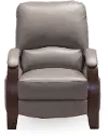 Larue Gray Push Back High Leg Recliner