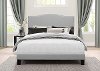 2011-460 Classic Traditional Gray Full Upholstered Bed - Kiley