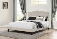 2011-461 Classic Traditional Fog Gray Full Upholstered Bed - Kiley