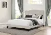 Kiley Fog Gray Full Upholstered Bed