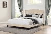 2011-502 Classic Traditional Linen Queen Upholstered Bed - Kiley