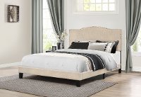 2011-662 Classic Traditional Linen King Upholstered Bed - Kiley