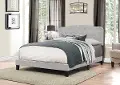 Nicole Glacier Gray Full Upholstered Bed